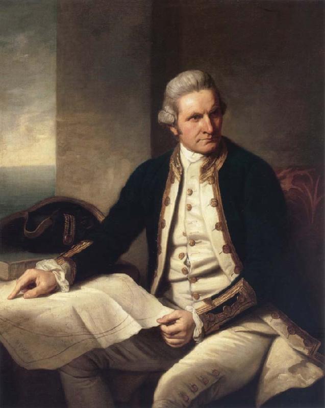 unknow artist Captain James Cook oil painting picture